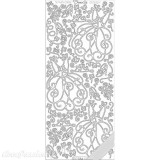 Sticker peel off adhésif arabesque robe doré