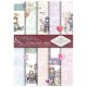 Papier scrapbooking A4 assortiment 12 tag + 5fe recto verso Valentine's Day
