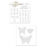 Kit créatif en papier de riz Evening Meadow