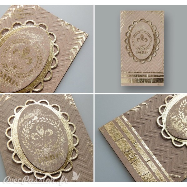 Foil Transfert métalissé pour scrapbooking Cuivre