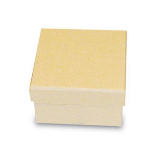 Objet brut boite carrée 8.5x8.5cm carton marron Objet brut boite carrée 8.5x8.5cm carton marron