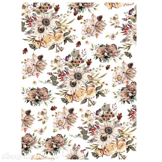 Transfert pelliculable Redesign Prima marketing décor Sunflower Frams