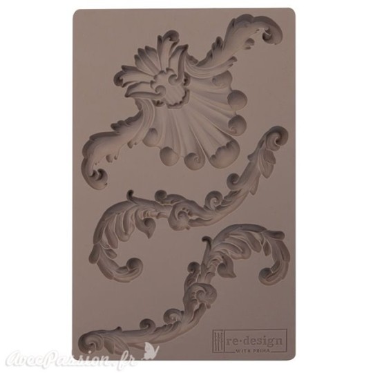 Moule Prima ReDesign en silicone flexible Greco Crest Moule Prima ReDesign en silicone flexible Greco Crest