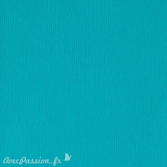 Papier scrapbooking uni Papicolor 30x30cm Turquoise