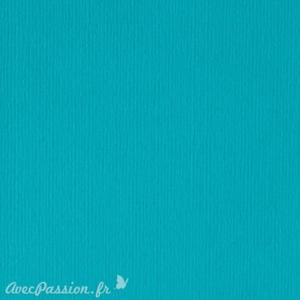 Papier scrapbooking uni Papicolor 30x30cm Turquoise