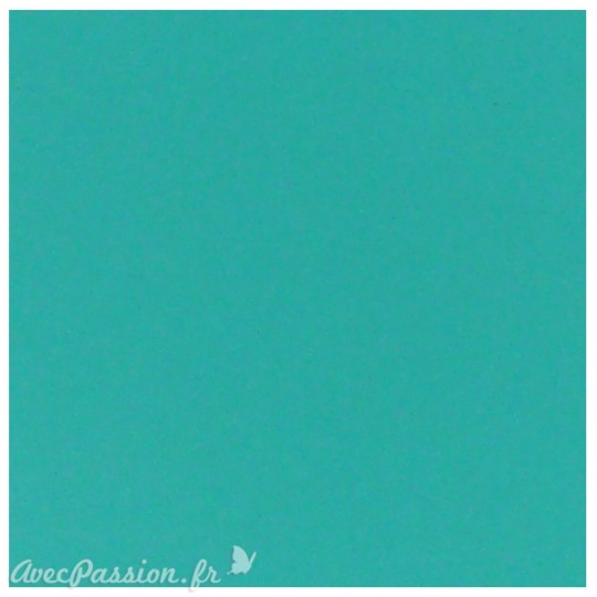 Papier scrapbooking uni Papicolor 30x30cm Turquoise