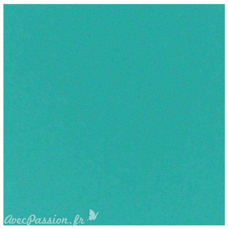 Papier scrapbooking uni Papicolor 30x30cm Turquoise