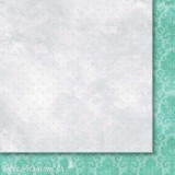 Papier scrapbooking 1 face décor 1 face faux uni gris turquoise