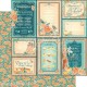 Papier scrapbooking Graphic 45 Café Parisiana assortiment