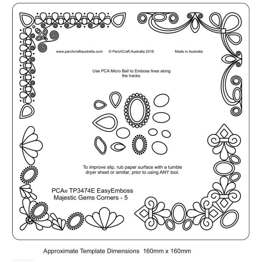 Template PCA gabarit traçage motifs cadre précieux Template PCA gabarit traçage motifs cadre précieux