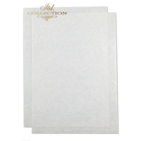 Kit créatif 13 papier de riz + 2 pochoirs + 5 foil // In Love