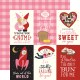 Papier scrapbooking assortiment echopark Be my Valentine 30x30 12fe