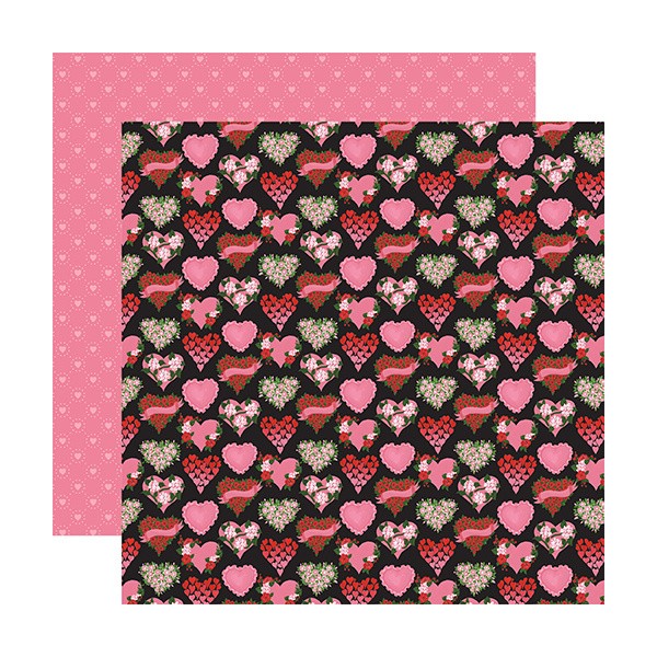 Papier scrapbooking assortiment echopark Be my Valentine 30x30 12fe