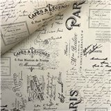 Papier italien motifs écritures Paris