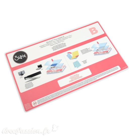 Sizzix Big shot plus plaque accessoire adaptateur B 38x22.5cm