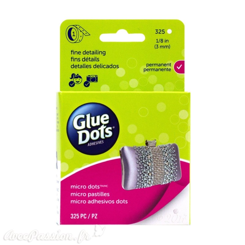 Glue Dots 325 Micro dots 3mm en rouleau