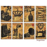 Etiquettes décoratives forgotten 24p