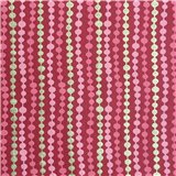Papier indien chase fond rouge motifs rose ligne rose et or
