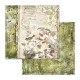 Papier scrapbooking assortiment Stamperia Forest 10f recto verso 30x30