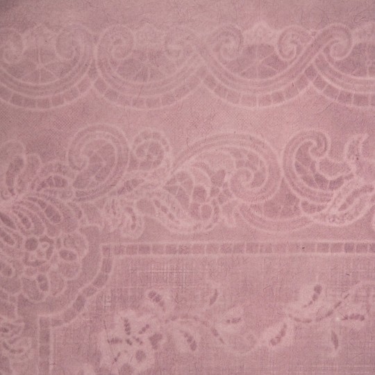 Papier fantaisie batik dentelle rose Papier fantaisie batik dentelle rose
