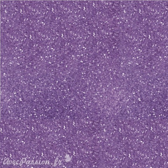 Papier scrapbooking paillettes violet 30x30