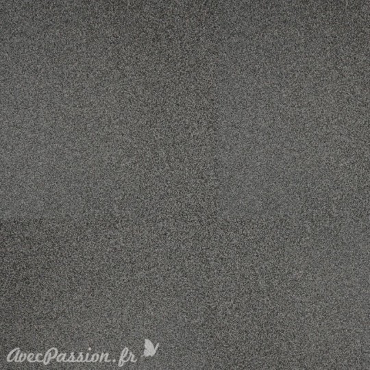 Papier scrapbooking paillettes gris acier 30x30