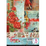 Papier scrapbooking A4 assortiment Ciao Bella Tango 9fe