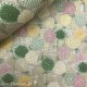 Papier japonais washi lotus multicolores fond taupe By Taniguchi