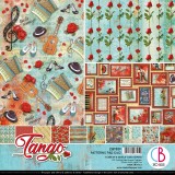 Papier scrapbooking assortiment Ciao Bella Tango 8fe 30x30