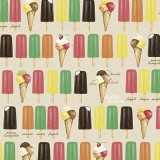 Papier tassotti à motifs batonnet glace