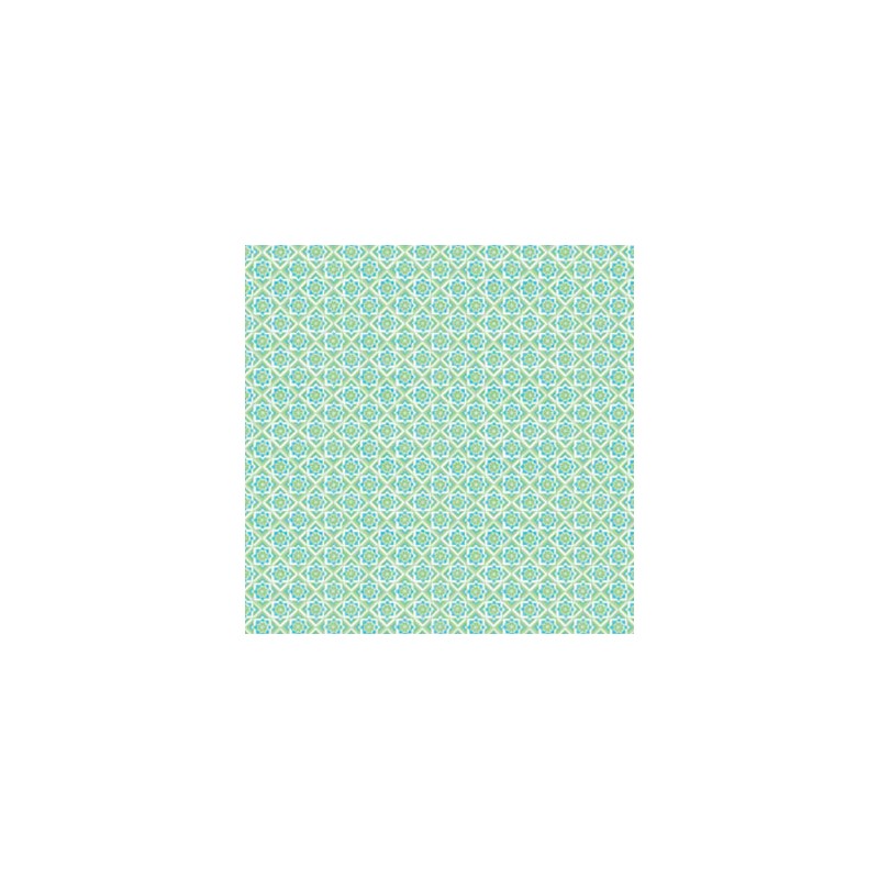 Papier tassotti à motifs mosaïque vert