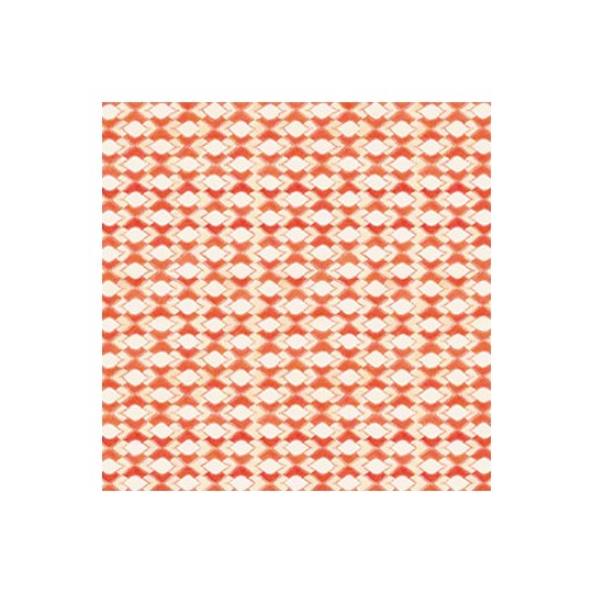 Papier tassotti à motifs drop orange