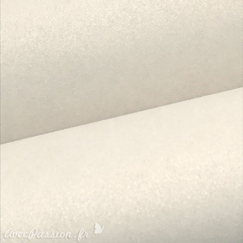 Papier uni lin lumineux pure passion