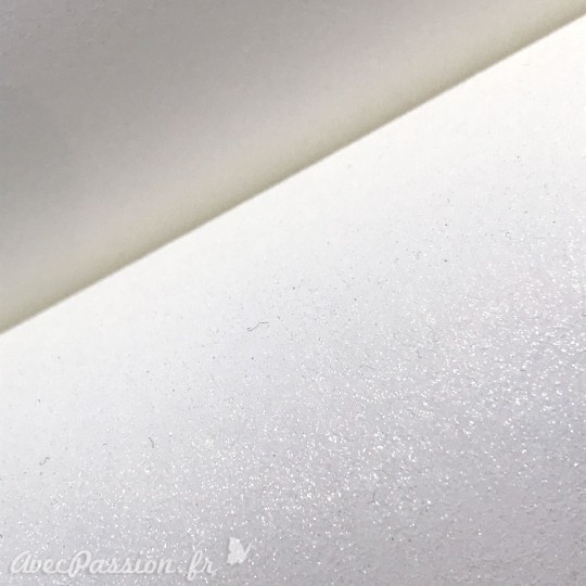 Papier uni blanc lumineux pure passion