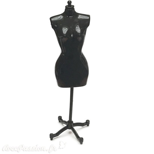 Mannequin pour robes amanda yeh noir 20cm Mannequin pour robes amanda yeh noir 20cm