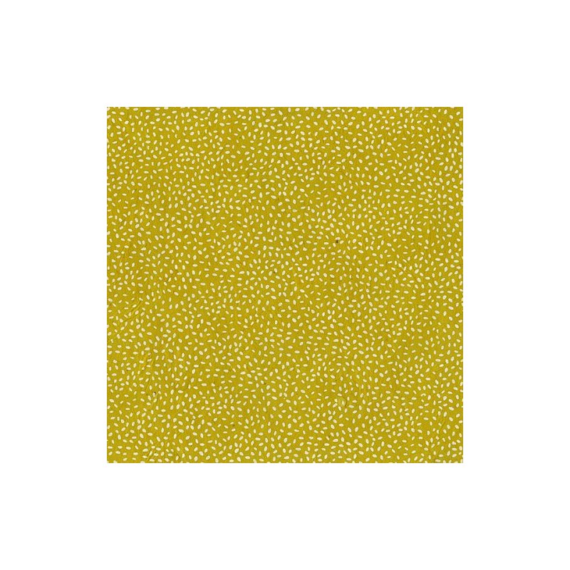 Papier népalais lokta Summer Sésame LamaLi motifs vert blanc