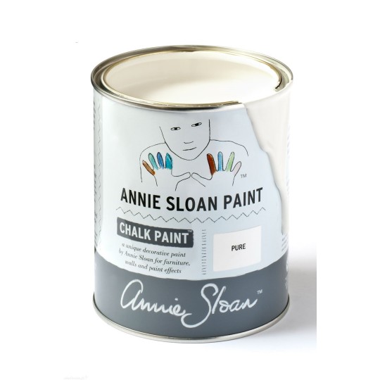 Peinture Chalk Paint Annie Sloan Pure White 1L