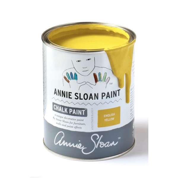 Peinture Chalk Paint Annie Sloan English Yellow 1L