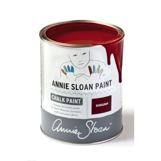 Peinture Chalk Paint Annie Sloan Burgundy 1L
