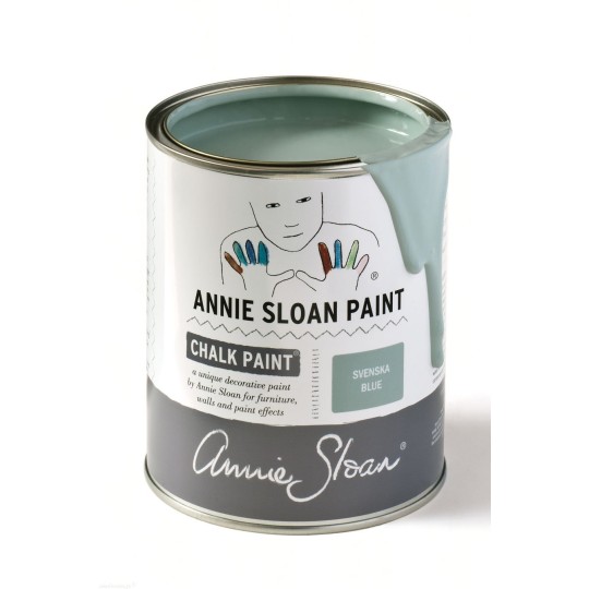 Peinture Chalk Paint Annie Sloan Svenska Blue 1L