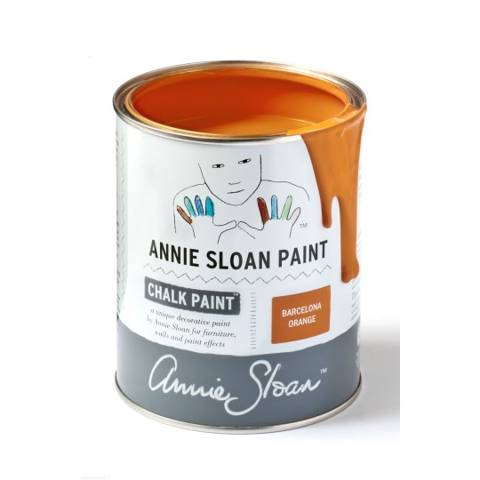 Peinture Chalk Paint Annie Sloan Barcelona Orange 1L