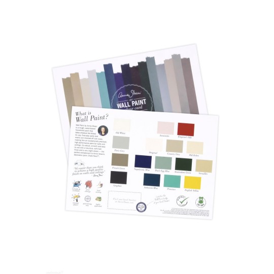 Nuancier des peintures Annie Sloan wall paint