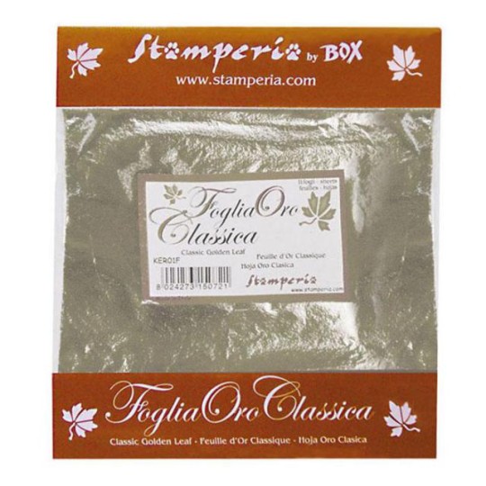Feuilles de dorure couleur alu argent 11 feuilles