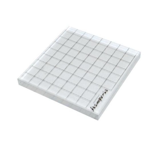 Bloc acrylique pour tampons clear stamps 1p