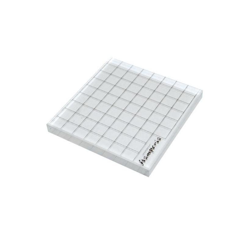 Bloc acrylique pour tampons clear stamps 1p