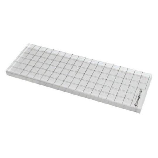 Bloc acrylique rectangulaire pour tampons clear stamps 1p Bloc acrylique rectangulaire pour tampons clear stamps 1p