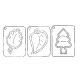 Gabarit de découpe scrapbooking papier nature Artemio