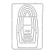 Gabarit de découpe scrapbooking papier sac Artemio
