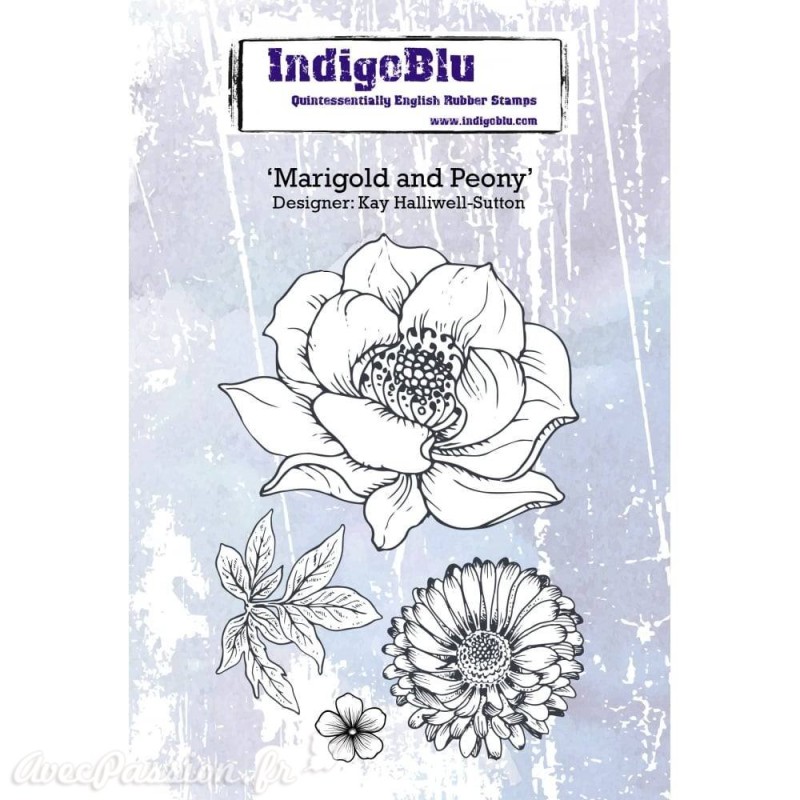 IndigoBlu Marigold and Peony A6 (IND0370)
