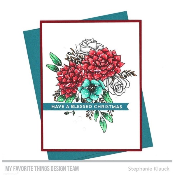 Tampon clear My Favorite Things Fantasy Florals 